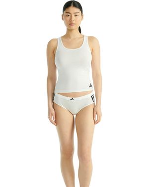 adidas Active Essentials Cotton 3 Stripes Hipster - Natural