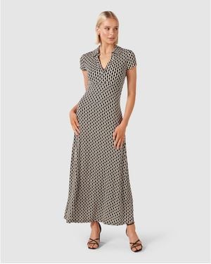 Forever New Lorinda Cap Sleeve Dress - Multicolour