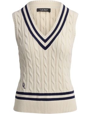 Ralph Lauren Knitted Top - Natural