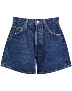 Agolde Sh Parker Long Short - Blue