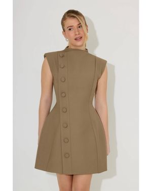 Odd Muse Mini Dress - Green