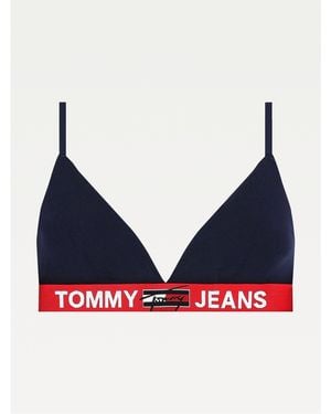 Tommy Hilfiger Triangle Bralette - Blue