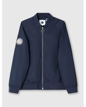 Pretty Green Altrincham Bomber Jacket - Blue