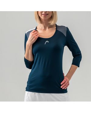 Head Club 3 Quarter Sleeve T-Shirt - Blue