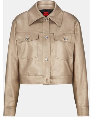 HUGO Akula Overshirt - Natural
