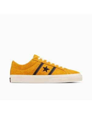 Converse Adults One Star Academy Pro Suede Skate Shoes - Yellow