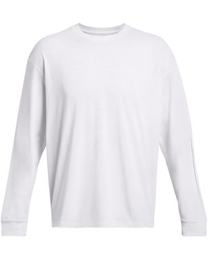 Under Armour Heavyweight Long Sleeve T-Shirt - White