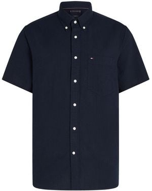 Tommy Hilfiger Flex Short Sleeve Shirt - Blue