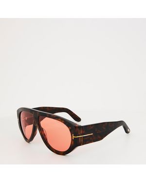 Tom Ford Adults Bronson Oversized Sunglasses - Multicolour