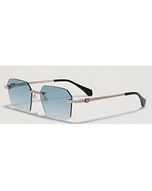 Palm Angels Quartz Rectangle Sunglasses - Blue
