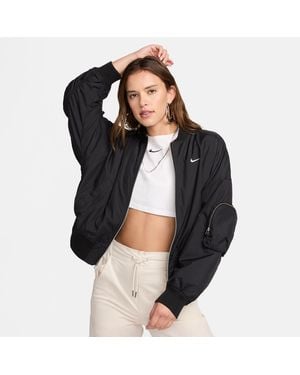 Nike Sportswear Essential Oversized Bomber Jacket - Black