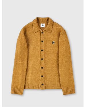 Pretty Green Pg Whittaker Structured Tailored Overshirt - Yellow
