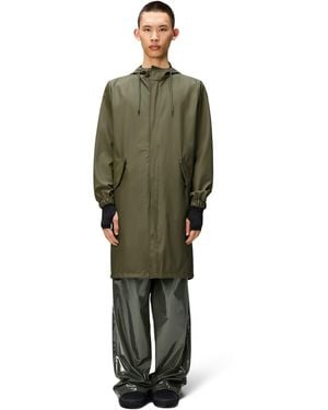 Rains Fishtail Waterproof Parka - Green