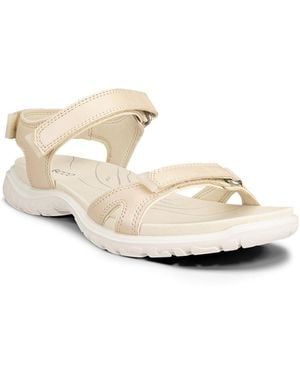 Ecco Flat Sandals - Natural
