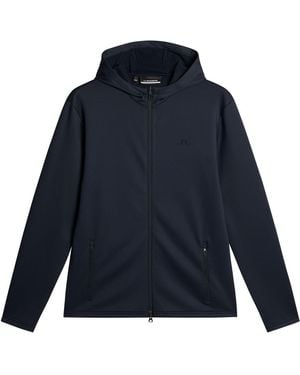 J.Lindeberg Full Zip Hoodie - Blue
