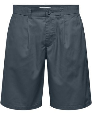Only & Sons Chino Shorts - Blue