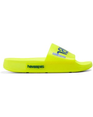 Havaianas Slide Flip Flops - Green
