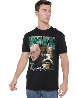 Breaking Bad Heisenberg Homage T Shirt - Black