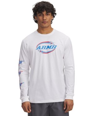 Under Armour 60 40S Stacked St - White