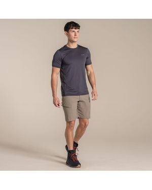 Craghoppers Kiwi Pro Iii Water-Repellent Travel Shorts - Blue