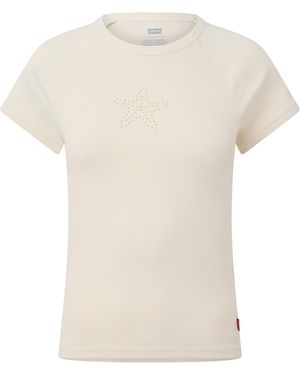 Levi's Gr Riley Raglan Tee S - White