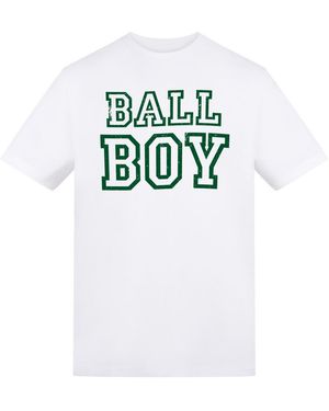 AWD Adults Printed Tennis Tee - White