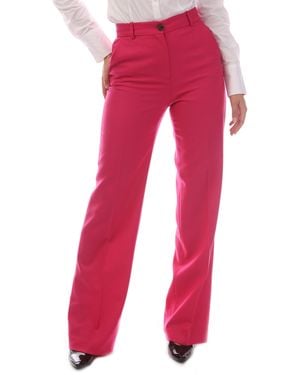 BOSS Tireka Luxurious Wool Trousers - Red