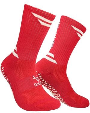 OXEN Grip Rugby Socks - Red