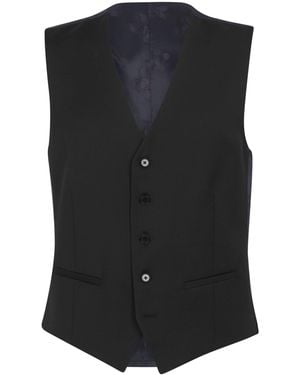 Ted Baker Slim Fit Irvinws Waistcoat - Black
