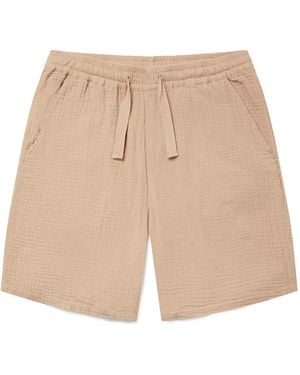 Albam Crinkle Shorts - Natural