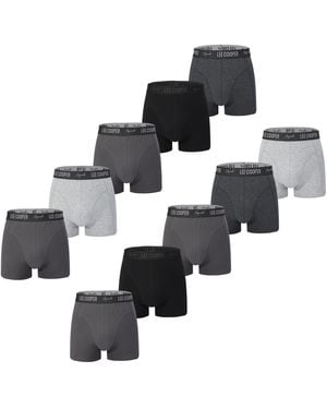 Lee Cooper Essential Boxer Trunk 10-Pack - Multicolour