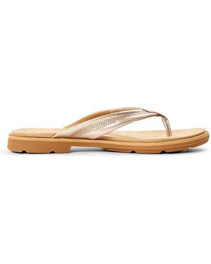Timberland Calista Bay Thong Flat Sandals - Natural