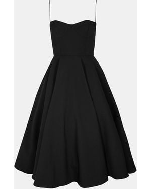 Jarlo Jones Skater Midi Dress - Black