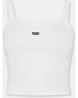 Levi's Ribbed Tank Vest - White