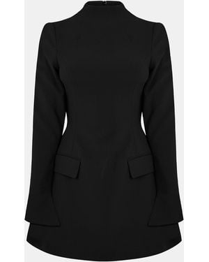 Odd Muse Long Sleeve Mini Dress - Black