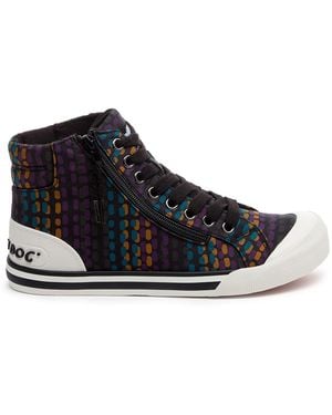 Rocket Dog Jazzin Hi Canvas Court Shoes - Blue