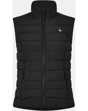 Jack Wills Badwell Lightweight Puffer Gilet - Black
