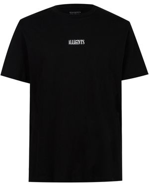 AllSaints Opposition Short Sleeve Crew - Black