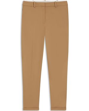 BOSS Tachinoa Straight Leg Trousers - Natural