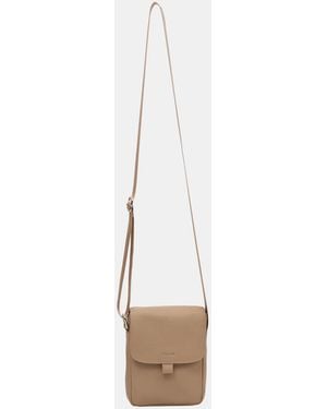 Firetrap Leather Satchel Crossbody Bag - White