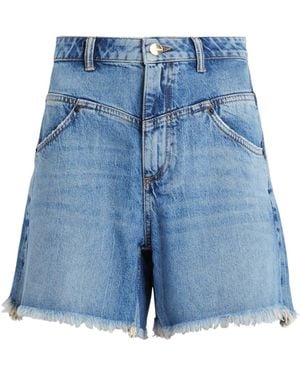 AllSaints Emmy Denim Shorts - Blue