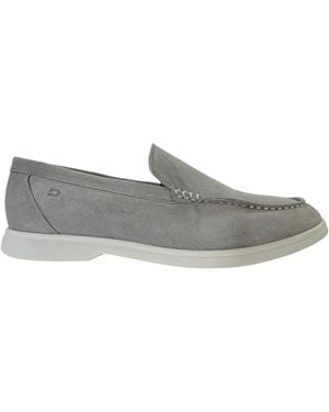 Deakins Deaks Francis Boat Shoes - Grey