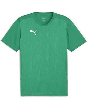 PUMA Teamfinal Training Short-Sleeve Performance T-Shirt - Green