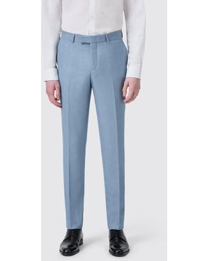 Twisted Tailor Ellroy Slim Fit Trousers - Blue