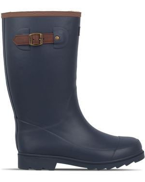 Gelert Fur Lined Welly Boot - Blue