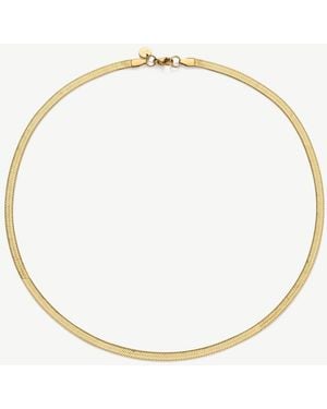 D.Louise Snake Chain Necklace - Metallic