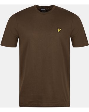 Lyle & Scott Basic Logo T Shirt - Brown