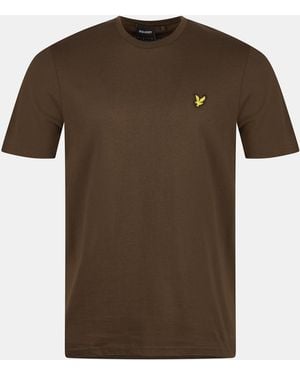 Lyle & Scott Logo T Shirt - Brown