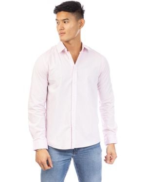 Peter Werth Long Sleeve Plain Shirt - White
