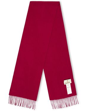 Barbour Lambswool Woven Scarf - Red